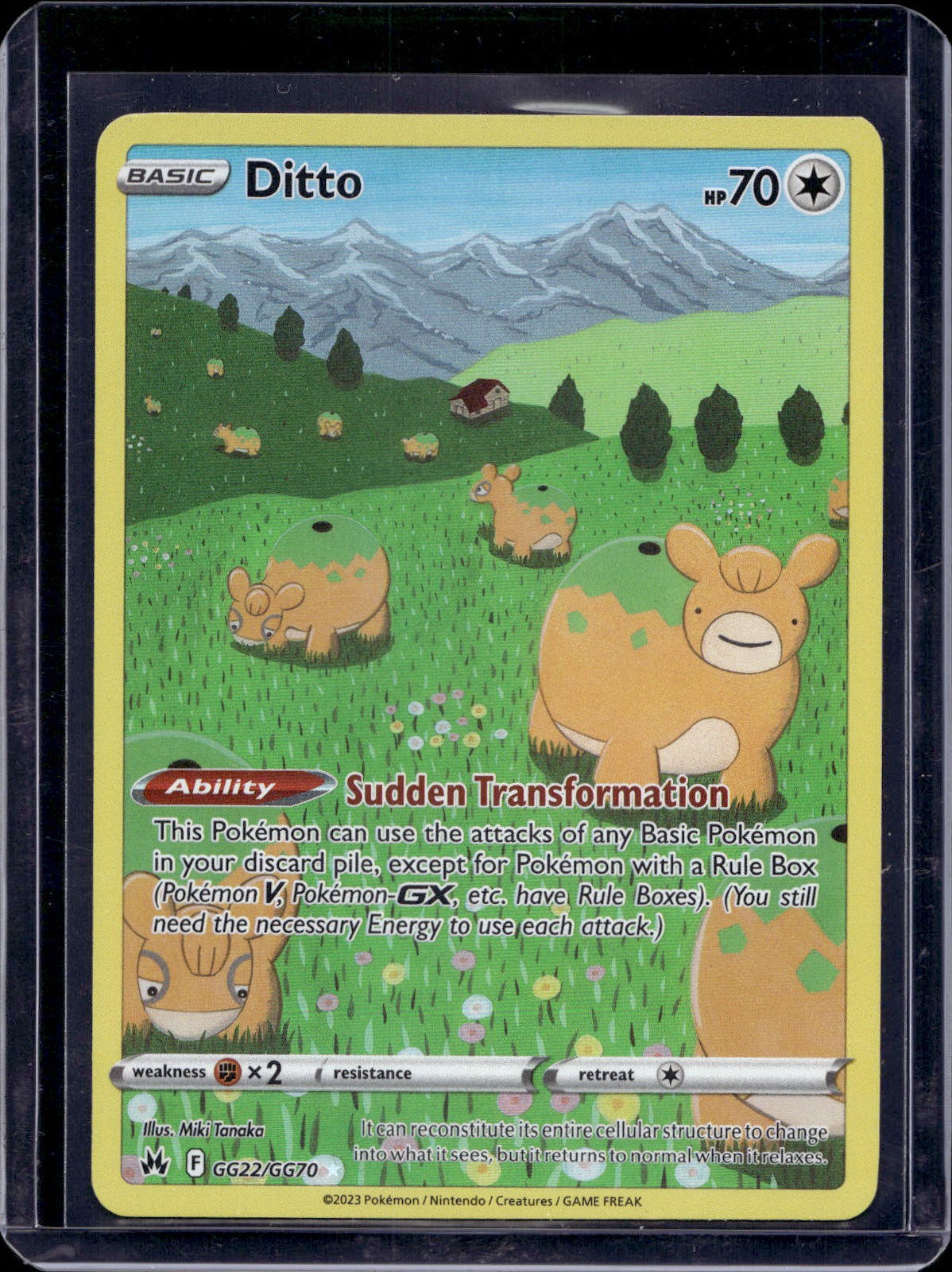 Pokemon SWSH: Crown Zenith: Galarian Gallery Ditto GG22/GG70