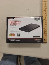 Inland 25 inch External SATA Hard Drive Enclosure USB 30 HDD SSD Case