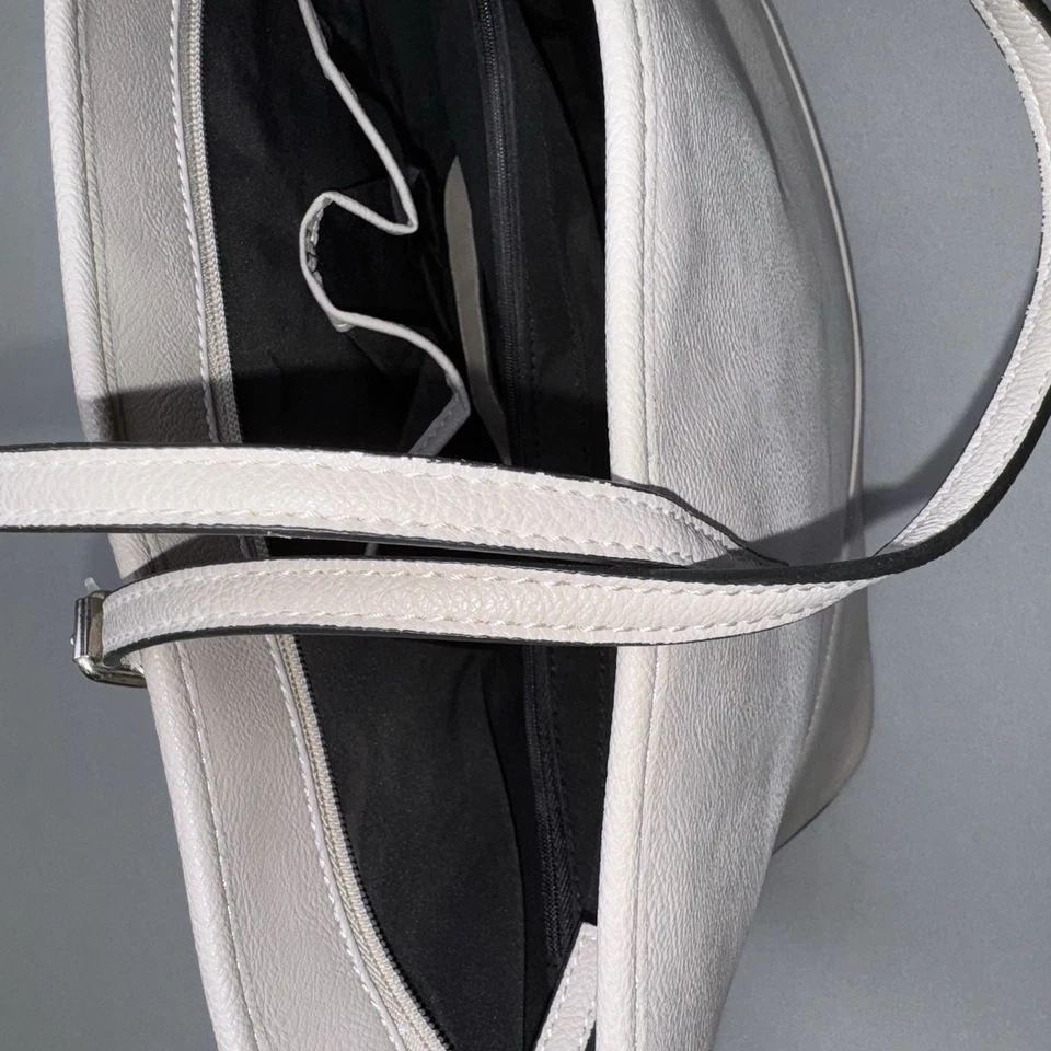 Bolso Bandolera Nine West It Girl Acolchado Imitación Cuero Gris Nuevo con Etiquetas Foto 4 de 4