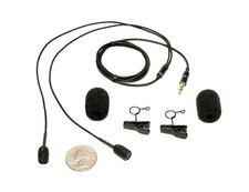 LAVALIER LAPEL MINI MICROPHONES w CLIPS, SOUND PROFESSIONALS