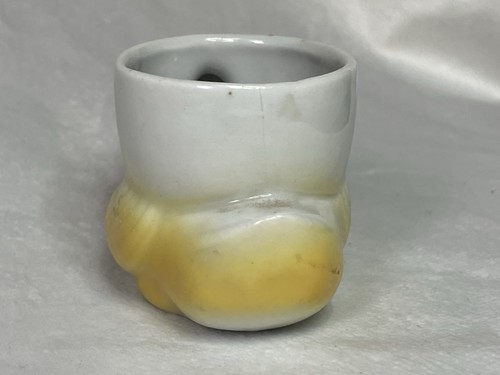 Vintage 1950’s Japan Yellow Chick Egg Cup Figural Ceramic - Picture 5 of 7