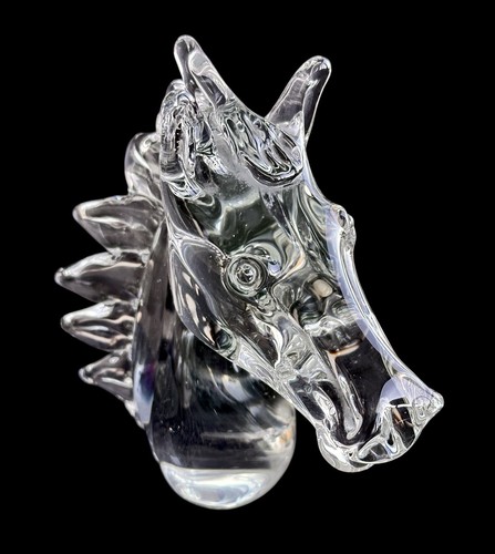 Horse Hand Blown Glass Sculpture - Picture 2 of 10