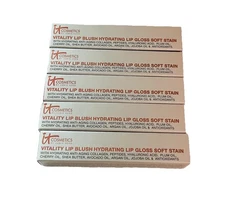 IT COSMETICS VITALITY LIP BLUSH HYDRATING LIP GLOSS SOFT STAIN JE NE SAIS QUOI!