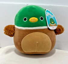 Squishmallow Avery The Green Mallard Duck 8 inch Plush Toy Good Condition 10091