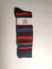 b studio -men's socks - multi color- Cashmere blend - Made in USA **D8*