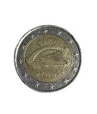 2 € Münze , elRe 2002 Irland , keltische Harfe (sammelstück)