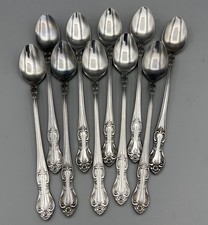 10 Vintage Stainless Ice Tea Spoons Easterlin...
