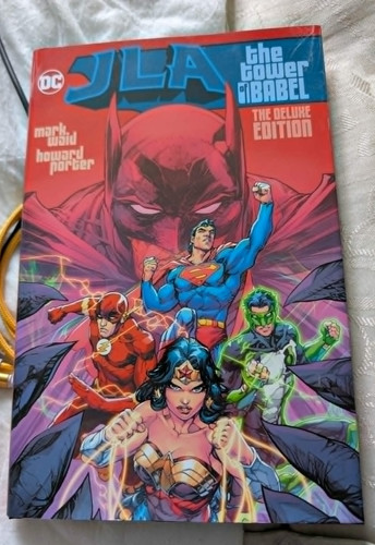 DC Comics JLA The Tower of Babel Deluxe Edition HC Mark Waid used (like new)