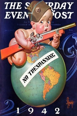  ️ Saturday Evening Post (1942) Cover Poster - 24x36  Vintage Decor - 200gsm