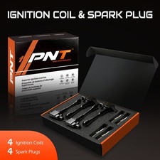 4* Ignition Coil &4 IRIDIUM Spark Plug Set fi...