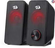 Redragon GS500 Stentor PC Gaming Speaker, 2.0 Channel Stereo Desktop Computer