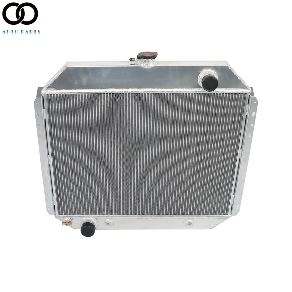 Radiador de 4 filas para Ford F100 F150 F250 F350 1966-1979 Bronco 302 351 400 460 V8 Foto 3 de 4