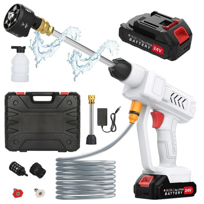 #ad 6L min Cordless Pressure Washer 18 bar Portable High Pressure Electric Washe... $66.56