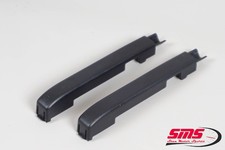 11-18 Porsche Cayenne Macan 95b 958 Front Seat Rail End Cap Black Pair Oem