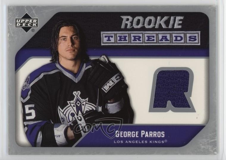 2005-06 Upper Deck Rookie Threads George Parros #RT-GP RC 1t54