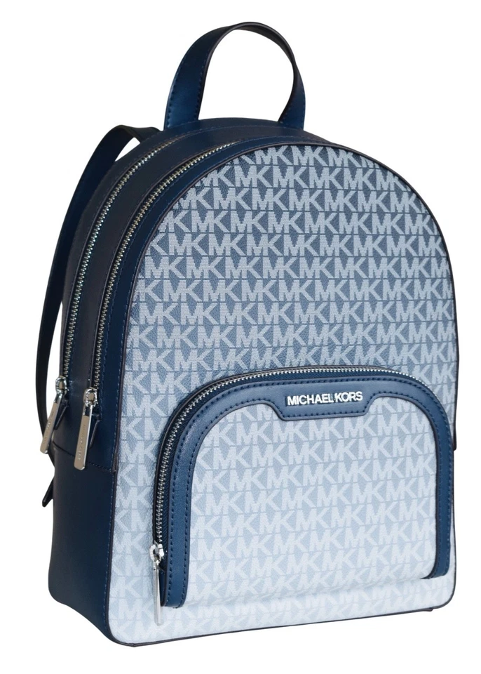 Michael Kors Damen Tasche Bag JAYCEE MD ZIP PKT BACKPACK Rucksack navy/silber