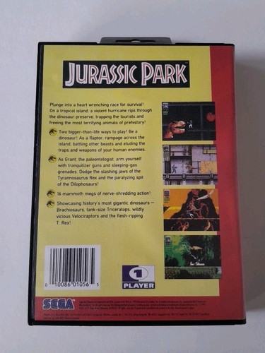 Jurassic Park - SEGA Genesis - Boxed - Picture 2 of 4