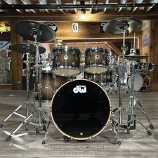 FREE BAG OFFER! DW DWe 5pc Complete Electronic/Acoustic Drum Set Curly Maple