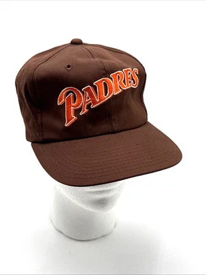 Vtg San Diego Padres Brown Snapback Hat Sports Specialties Youngan Tony Gwynn - Image 1 of 4