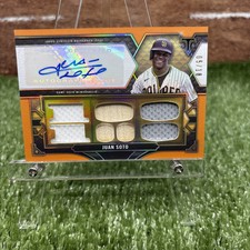 Juan Soto /18 Auto Triple Threads 2022 100th HR 1000 Total Bases Sick Card! /SSP