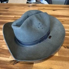 VINTAGE CAMPAIGN FELT HAT WW2 TYPE AMERICAN U.S. MILITARY. STRATTON HATS CHICAGO