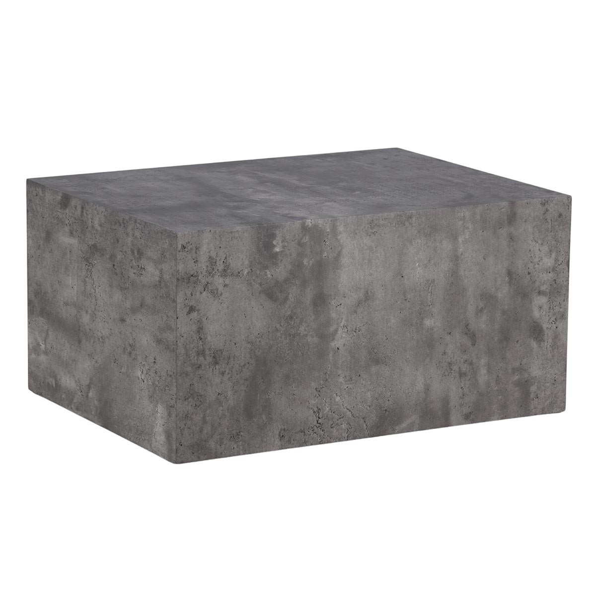 Table basse imitation marbre gris York 80cm au design chic et épuré