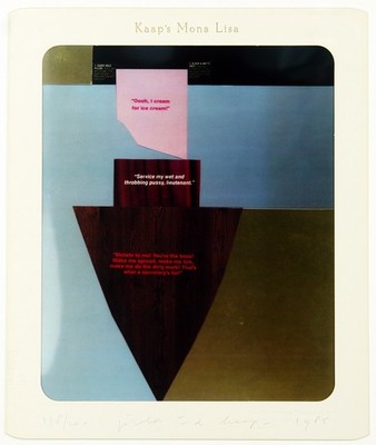 ''Kaap's Mona Lisa'' Multiple-Objekt Gerald VAN DER KAAP (*1959 NLD), handsigniert