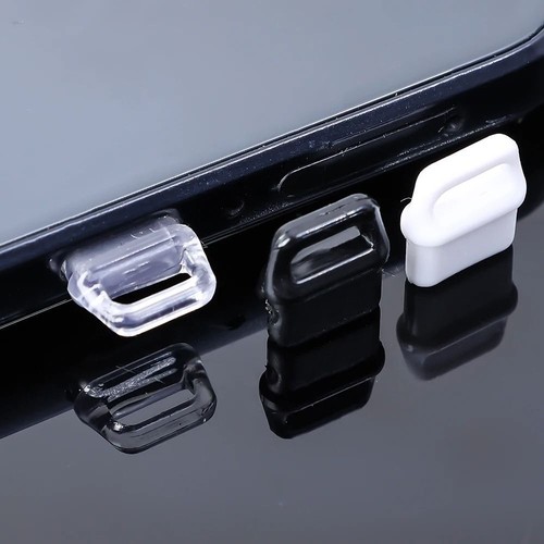 1/10Pcs Charge Port Cover Plugs Stopper Mobile Phone Pendant Protection Cap - Zdjęcie 3 z 24