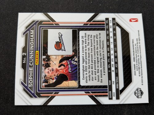 2023 Panini Prizm Basketball Card # 2 Sophie Cunningham - Phoenix Mercury (NM) - Bild 2 von 3