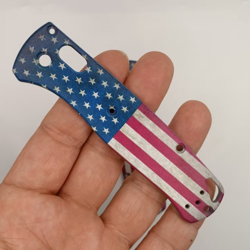 Custom Made USA Flag War Edition TC4 Grip Handle Scales for Benchmade Bugout 535 - Bild 17 von 19