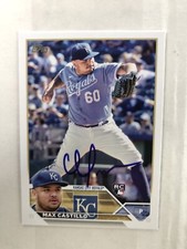 2023 Topps Kansas City Royals Max Castillo Autographed Baseball Card #251