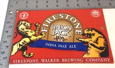 Firestone Walker Brewing Union Jack IPA India Pale Ale Beer Carton Art Frameable