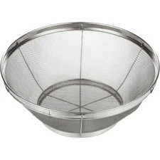 Large Fine Mesh Pasta Strainer, Metal Colander for Rice
