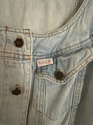 chloe denim dress sale Distressed has two front patch Women's Satin Lace Cutout Size:5t Style:bodycon