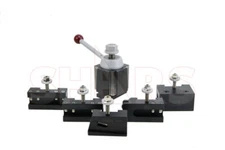 Shars 14-20" CNC CA Wedge Quick Change Tool Post Set 250-444 Certificate New R}