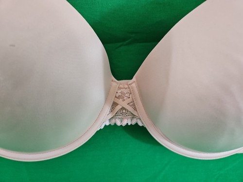 NEW Maidenform Bra Size 40D Beige Underwire Padded Convertible Straps - Picture 6 of 8
