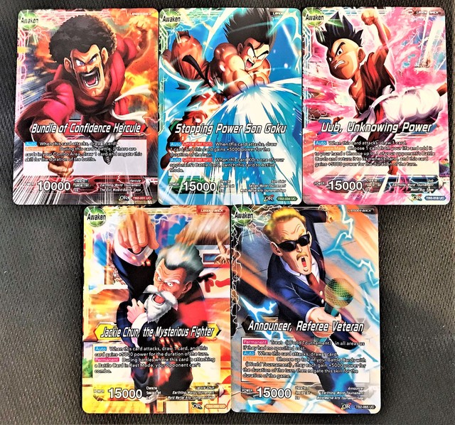 Dragon Ball Super World Martial Art Tournament TB2 Complete Leader Set