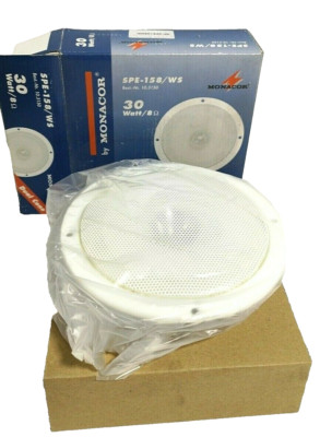 MONACOR SPE-158/WS CHASSIS MOUNT SPEAKER DUAL CONE 30 WATT NEW.