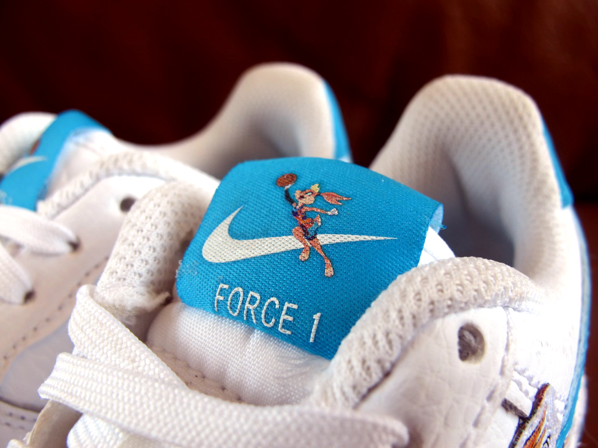 Nike Air Force Hare Bugs Lola Bunny Space Jam Little Kids Girl's