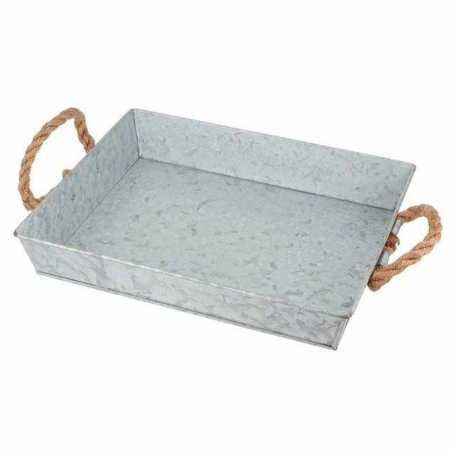 Acero Inoxidable Benzara Bandejas