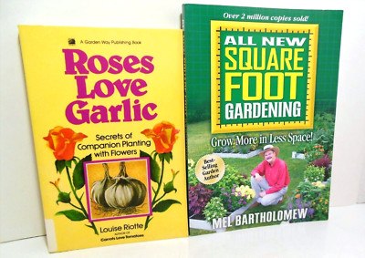 All New Square Foot Gardening AND Companion Planting Flowers Roses Love Garlic