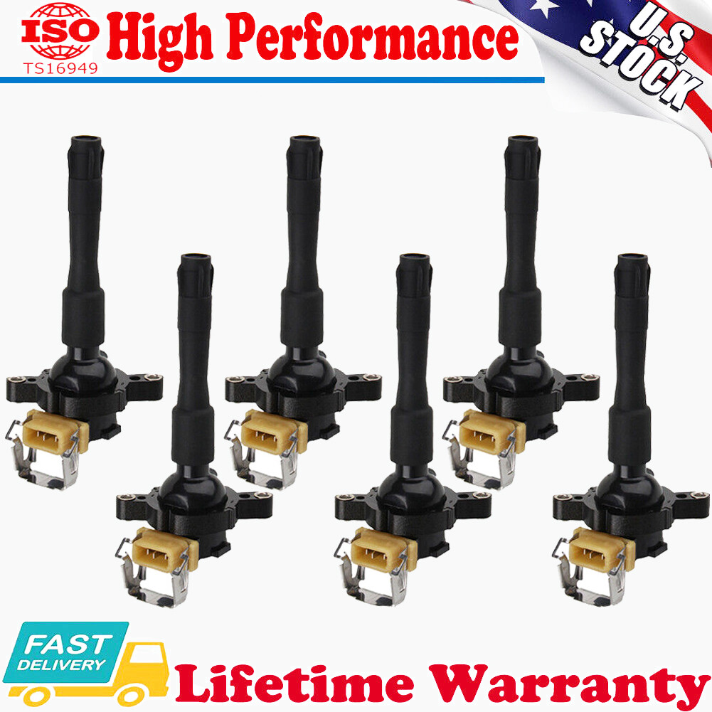 HIGH PERFORMANCE IGNITION COILS 6 PACKS FOR BMW E46 E39 X5 E36 325 330
