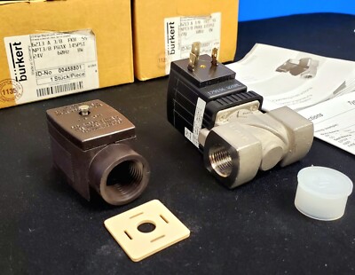 Burkert 2/2 Way Solenoid Valve - SS - Type 6213 - 3/8'' NPT: Part# 458801