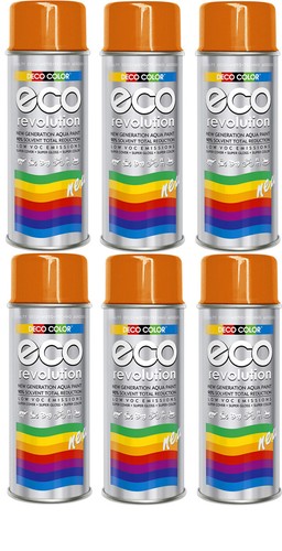 6er Sparpack DECO COLOR ECO 400ml Lackspray RAL wasserbasis Sprühfarbe Farbspray - Bild 4 von 32