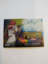 Rhys Hoskins SP 32/50 Gold Power Zone 2020 Stadium Club Chrome PZ-12 Phillies