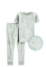 NWT Carter  s Girls 2-Piece Bunny pajamas. Color: Sage. CHOOSE SIZE 