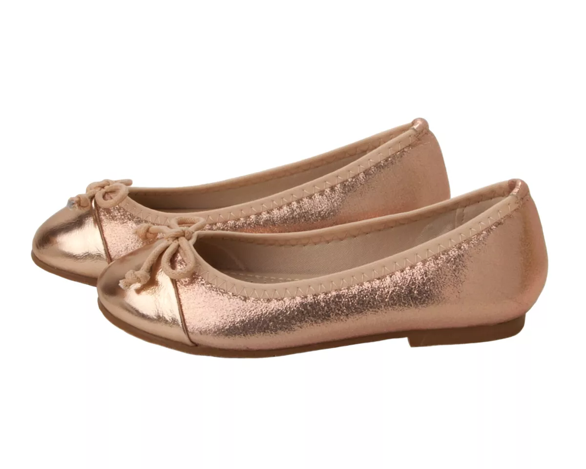 Rose gold dress shoes clearance girls