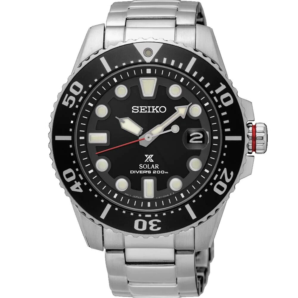 Seiko Prospex V157-0BT0 Divers 200m Stainless Steel Solar Seiko Prospex V157-0BT0 Divers 200m Stainless Steel Solar