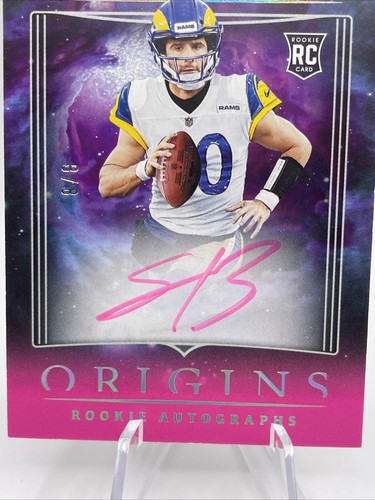 2023 Panini Origins Rookie Pink Autograph Auto Stetson Bennett RC 8/8 - Picture 6 of 7