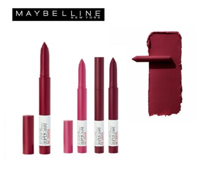 Maybelline SuperStay Ink Crayon Lippenstift - matt lange getragen - Farbton wählbar